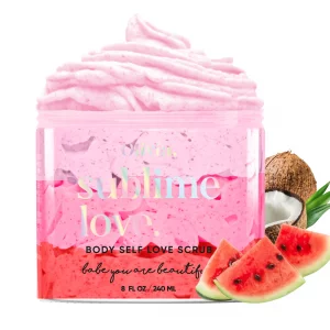 Olivia Body Self Love, Skin Exfoliator For Body, Hands Foots, Legs, Thigh, Body Scrubs & Treatments, Body Scrub Exfoliator, Exfoliating Scrub, 8 Oz