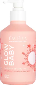Glow Baby Brightening Body Wash, Vitamin C, Brightening, Dark Spots, Hydrating, Glowing Skin, Shower Gel, Niacinamide, Mineral Oil Free, Vegan