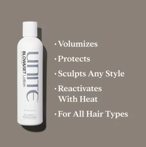 Unite Hair Blow & Set Lotion, 8 Fl. Oz