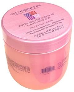 Bio Keratin Luxury Collection Intense Thickening Hair Masque 16.9 Fl.Oz (500Ml)