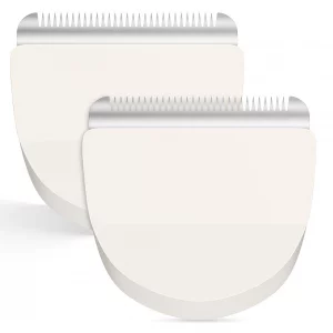 2 Pack Peanut Clipper Replacement Blade, Snap-On Replacement Blade For Wahl Peanut Hair Clipper #2068-300, White