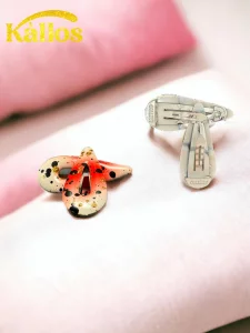 K Llos 12-Pack- 2-Inch - Decorative Multi Hair Snap Clips For Toddlers And Girls, Metal Clips With Plastic Coated- Non-Slip