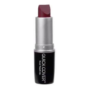 Red By Kiss Quick Cover Root Touch Up Stick Type Water-Resistant Temporary Gray Concealer Cover Up Brush For Hair And Beard (Deep Wine)