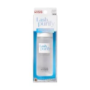 Kiss Lash Purify Eye Makeup Remover & False Eyelash Cleanser/Conditioner, Gentle 3-In-1 Formula Removes Lash Glue & Waterproof Makeup, Net Wt. 50 Ml