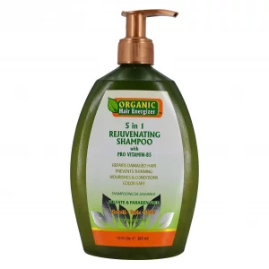 Organic Hair Energizer 5 In 1 Rejuvenating Shampoo 13 Oz