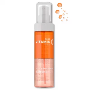 Noche Y Dia Vitamin C Cleanser - Gentle Makeup Remover - Anti Aging Face Wash With Ascorbic Acid - Reduce Appearance Of Wrinkles, Acne, & Breakouts -