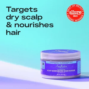 Sheamoisture Scalp Moisture Hair Masque Aloe Butter & Vitamin B3 Pre-Wash Hair Care With A Boost Of Hydration To Hydrate Scalp + Moisturized Hair 4Oz