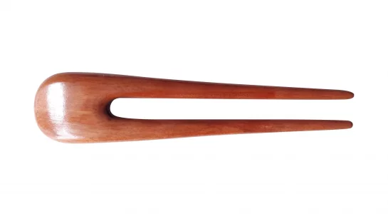 Marycrafts Wooden Simple Hair Fork, Hairfork, Hair Pin, Hairpin, Hair Accessory, Hair Toy Handmade (1 Pc.)
