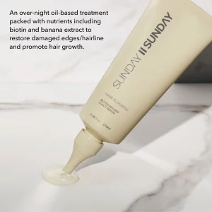 Sunday Ii Sunday Hair Flourish I Award Winning Nourishing Overnight Oil-Based Serum I For Thicker, Visibly Longer Hair I Keeps Hair Looking, Feeling,