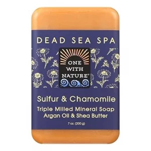 One With Nature Bar Soap, Chamomile And Sulfur, 7 Oz