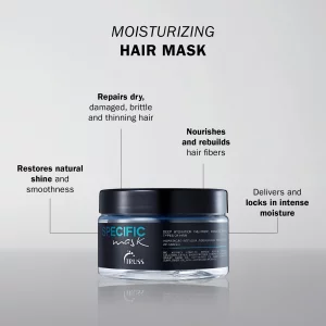 Truss Professional Specific Mask - Hydrating Hair Mask With Argan Oil - Deep Hydration - Repair & Seal Damaged Hair Cuticle; Extends Color; Prevents