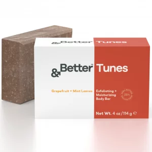 Better Natural Body Bar Soap For Men | Heavy-Duty Grit Scrub Bar With Pumice | Exfoliating & Moisturizing | Handmade In Canada With Organic Shea But