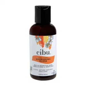 Cibu Curl + Coil Nourishing Gloss | Rice Protein Hair Serum For Frizz And Curly Hair | Hair Formula For Smooth Curls | Lightweight Hair Gloss For Ext