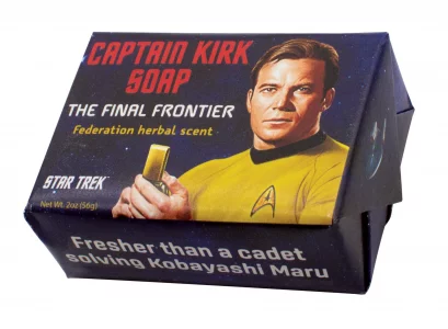 The Unemployed Philosophers Guild Captain Kirk Boldy Go Soap - Made In The Usa, 2Oz (56G) Travel Size Guest Bar Soap