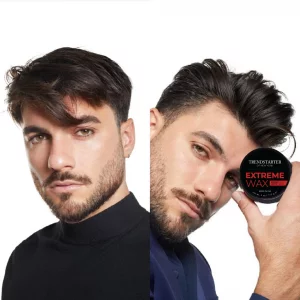 Trendstarter - Extreme Wax (4 Oz) - Strong Hold - Matte Finish - Premium Water Based Clay-Inspired Flake-Free Hair Wax For All Hair Types - All-Da