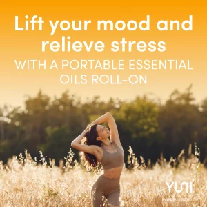 Yuni Beauty Carry Om Stress-Relieving Aromatherapy Rollerball, 0.33 Oz - Soothing Essential Oils, Convenient Calming, Cruelty-Free