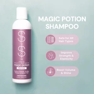 Simply Smooth Xtend Keratin Magic Potion Shampoo Paraben Free Daily Shampoo Restore & Repair Dry, Damaged, Keratin Depleted Hair Hydrate & Create Sof