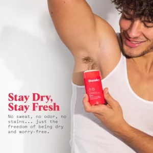 Duradry Am Deodorant & Antiperspirant - Prescription Strength Deodorant For Hyperhidrosis, Antiperspirant For Women & Men, Armpit Sweat Protection, S