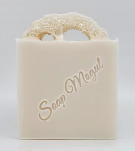 Soap Mogul Coconut Soap Bar With Loofah For Dry, Sensitive Skin And Whole Body.