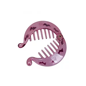 4Pcs 2.5 Inch Banana Fish Hair Clips Barrette Effortless Beauty Assorted Side Combs Ponytail Hair Clip Comb Pin French Round Banana Clips Hair Access