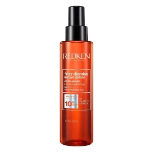 Redken Frizz Dismiss Instant Deflate Oil-In-Serum | For Frizzy Hair | Enhances Smoothness & Shine | With Babassu Oil | Sulfate Free | Packaging May V