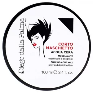 Diego Dalla Palma Shaping Aqua Hair Wax - Tames And Makes The Hair Manageable - Increases Hydration And Adds Shine - Perfect For Short And Layered Cu