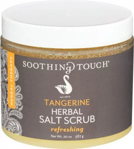 Soothing Touch Salt Scrub; Tangerine