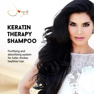 Joyce Giraud Ultimate Hair Strength Keratin Therapy Shampoo - Clinically Tested with Cynatine, Ideal for Most Hair Types - Tropical Scent, 8 Fl. Oz.