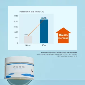 ROUND LAB Birch Juice Moisturizing Pad 80pcs Aquaxyl Soothing Adhesion Moisturizing Pad