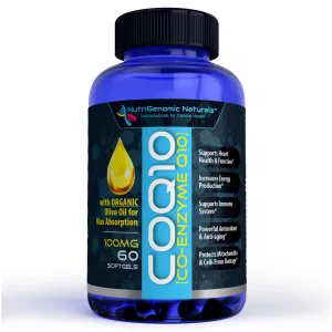 CoQ10, Coenzyme Q10, Highest Absorption with Organic Olive Oil, 100mg, 60 Softgels, Ubiquinone, Ubiquinol, Supports Heart Health, Increases Energy, P