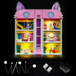LED Light Kit Compatible with Lego Gabby's Dollhouse 10788 (NO Model, Only Light kit), Light Compatible with Lego 10788