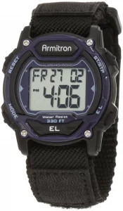 Armitron Sport Unisex Digital Chronograph Nylon Strap Watch, 457004