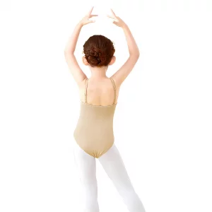 Deesorxin Nude Leotard Seamless Ballet Leotards for Girls Camisole Undergarment With Adjustable Straps for Dance Ballet Gymnastics S