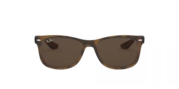 Ray-Ban Kids RJ9052S New Wayfarer Square Sunglasses, HavanaDark Brown, 48 mm