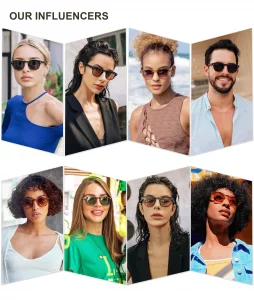 SOJOS Retro Small Round Sunglasses for Men Women Trendy Circle Style UV400 Lenses Unisex Sun Glasses SJ2251, Navy Blue FrameLight Red Lens