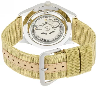 SEIKO 5 Automatic Beige Dial Mens Watch SNZG07J1