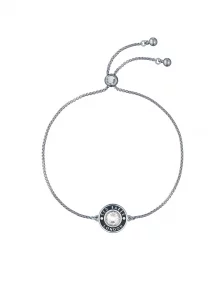 Ted Baker London Cherla Crystal Button Adjustable Bracelet For Women SilverBlack Crystal