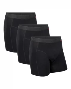 DANISH ENDURANCE Mens Trunks Boxer Briefs Boxers Shorts Underpants 1 Pack Black Large