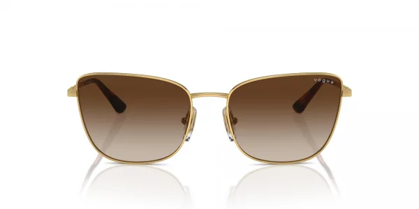 Vogue Eyewear VO4308S Sunglasses, GoldBrown Gradient, 56 mm