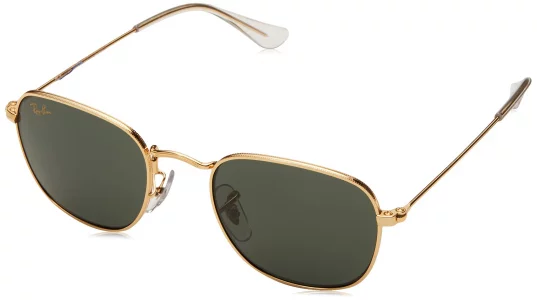 Ray-Ban Junior Kids RJ9557S Square Sunglasses, Legend GoldDark Green, 46 mm