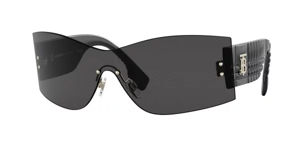 Easton Womens Semi-Rimless Shield Sunglasses, White, 135 mm display picture 2