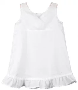 IC Collections Little Girls White Embellished A-Line Slip 5