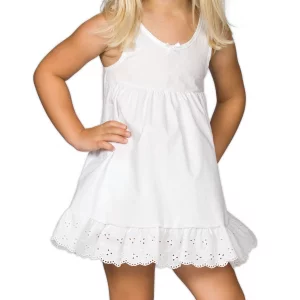 IC Collections Baby Girls White Slip Above the Knee 12 Months