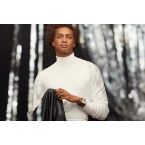 Bulova Mens Sutton Automatic Alligator-Grain Leather Strap Watch 33mm 96A268