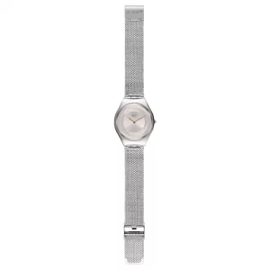 Swatch Skin Irony Quartz Stainless Steel Strap, 16 Casual Watch Model SYXS117M, Grey