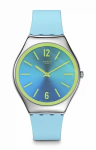 Swatch Casual Watch Blue Quartz Stainless Steel MIDDAY SKY