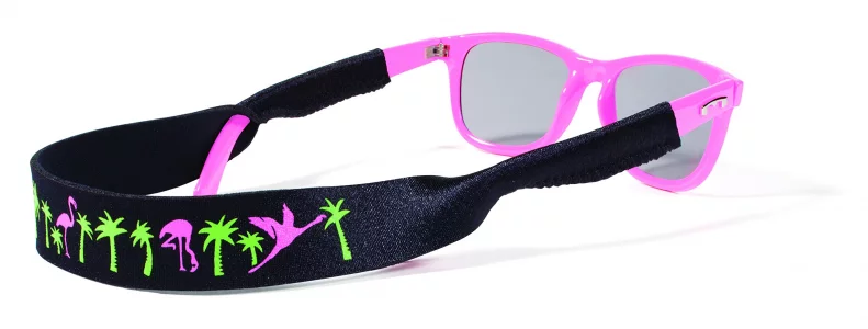 Croakies XL Croakies Eyewear Retainer Flamingo Palm
