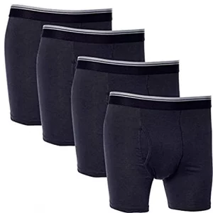 Kirkland Signature Mens 4 Boxer Briefs Small Black