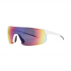 Rawlings Boys Kai Youth Sunglasses Shield, Shiny White, 129mm