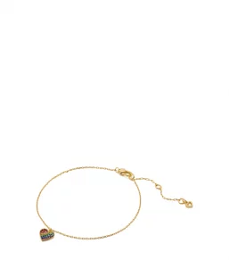 Kate Spade New York, Womens, Heart Anklet, Multi, One Size